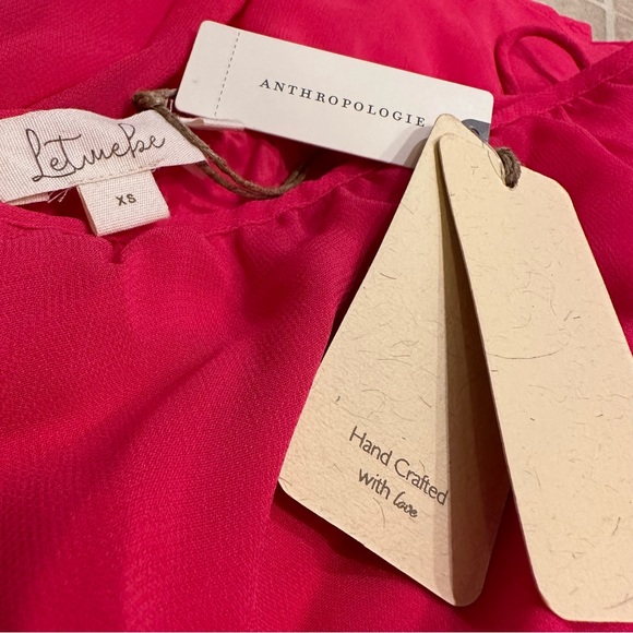 Anthropologie Letmebe Sheer Flowy Mini Dress - Picture 4 of 4